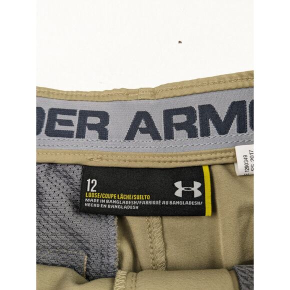 Under Armour Khaki Golf Shorts - Picture 3 of 4